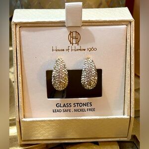 House of Harlow 1960 Glass Stone Earrings